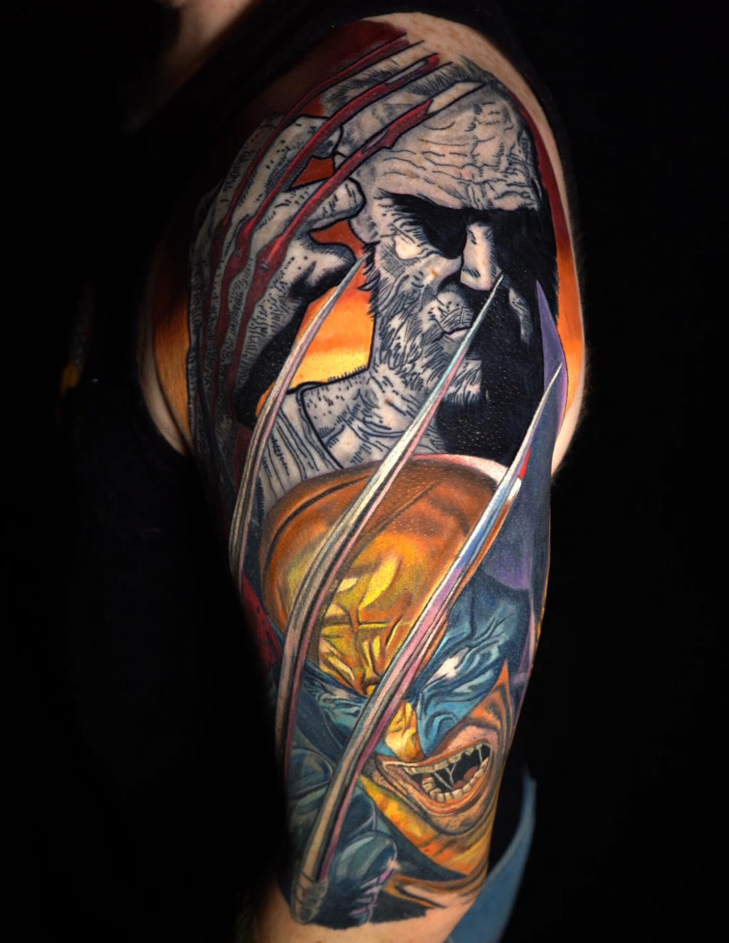 Custom tattoo created at Inkcredible Tattoo in Virginia Beach